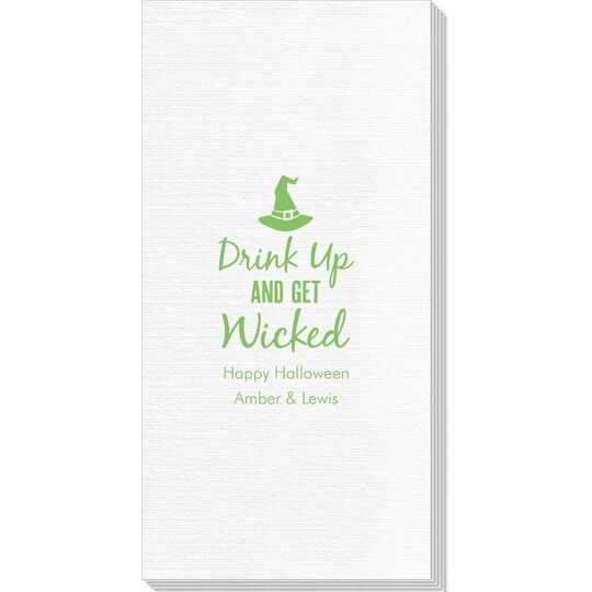 Drink Up and Get Wicked Deville Guest Towels